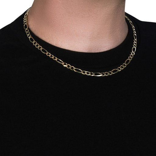 Bids.com 10K Yellow Gold Solid Figaro Chain (5.30 mm) Necklaces