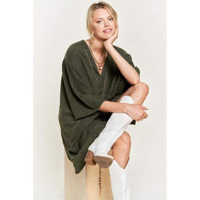 VNECK PONCHO TOP