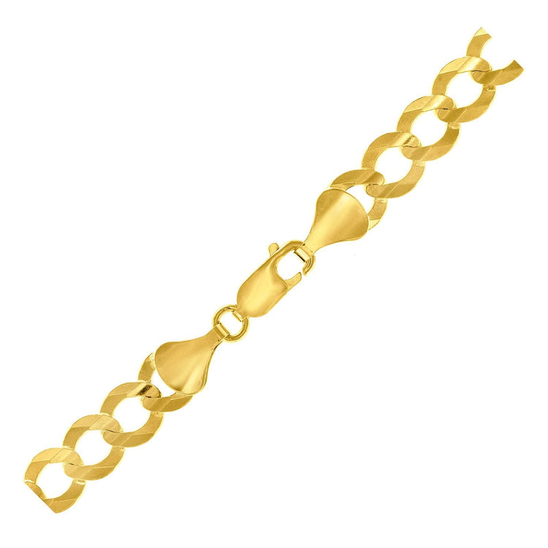 Bids.com 8.2mm 14k Yellow Gold Solid Curb Chain Necklaces