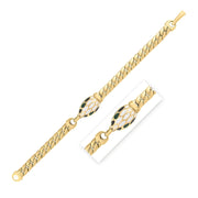 Bids.com 14k Yellow Gold Curb Link Bracelet (7.00 mm) Bracelets