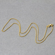 Bids.com 14k Yellow Gold Round Cable Link Chain 1.2mm Necklaces