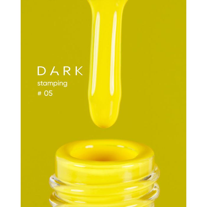 nbmsupply DARK STAMPING POLISH YELLOW №05, 8 ML  Article : S005