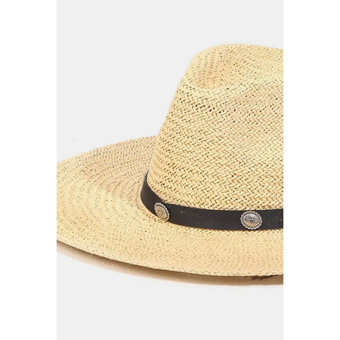 Fame Belt Strap Straw Hat