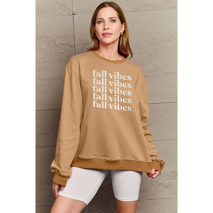 Simply Love FALL VIBES Graphic Sweatshirt