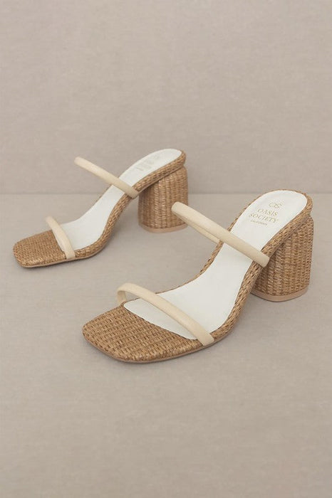 D-Margaret-Raffia, High Heel, Mules