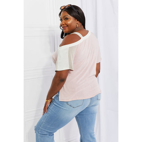 Andree by Unit Something Simple Cold Shoulder Tee