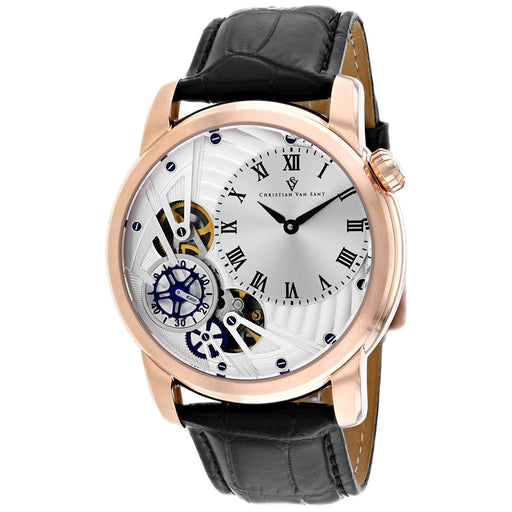 Bids.com Christian Van Sant Men's Sprocket Auto-Quartz Watches White Smoke