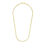 Bids.com 5.0mm 14k Yellow Gold Solid Diamond Cut Rope Chain Necklaces