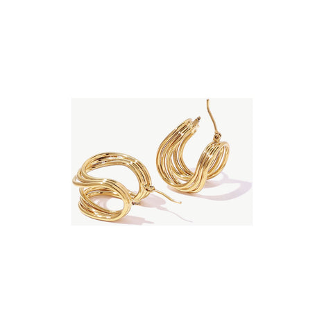 U-Shaped Hoop Earrings