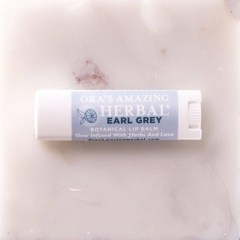 Ora's Amazing Herbal Natural Lip Balm, Herbal Infused, Earl Grey