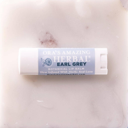 Ora's Amazing Herbal Natural Lip Balm, Herbal Infused, Earl Grey 0.14oz