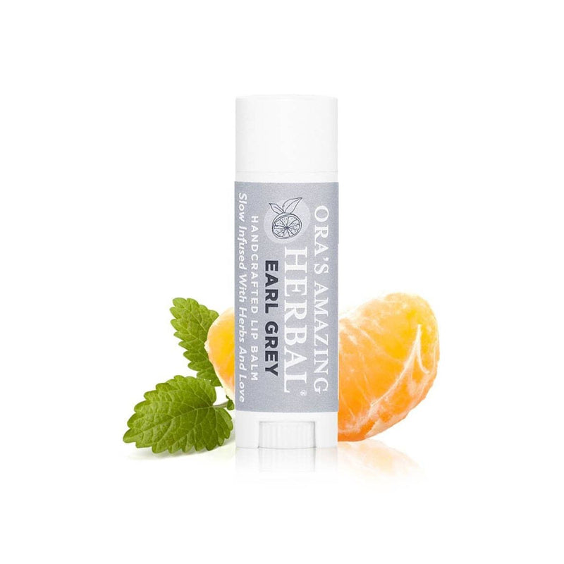 Ora's Amazing Herbal Natural Lip Balm, Herbal Infused, Earl Grey
