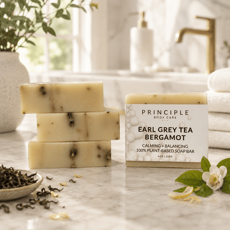 P R I N C I P L E Earl Grey Tea + Bergamot Soap Bar Soap