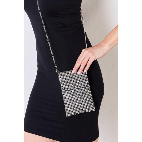 Forever Link Rhinestone Mini Crossbody Bag