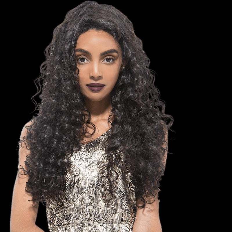 VIP Extensions EBIN DRESS 9A  Lace Front Wig - DEEP WAVE 22'' Wig