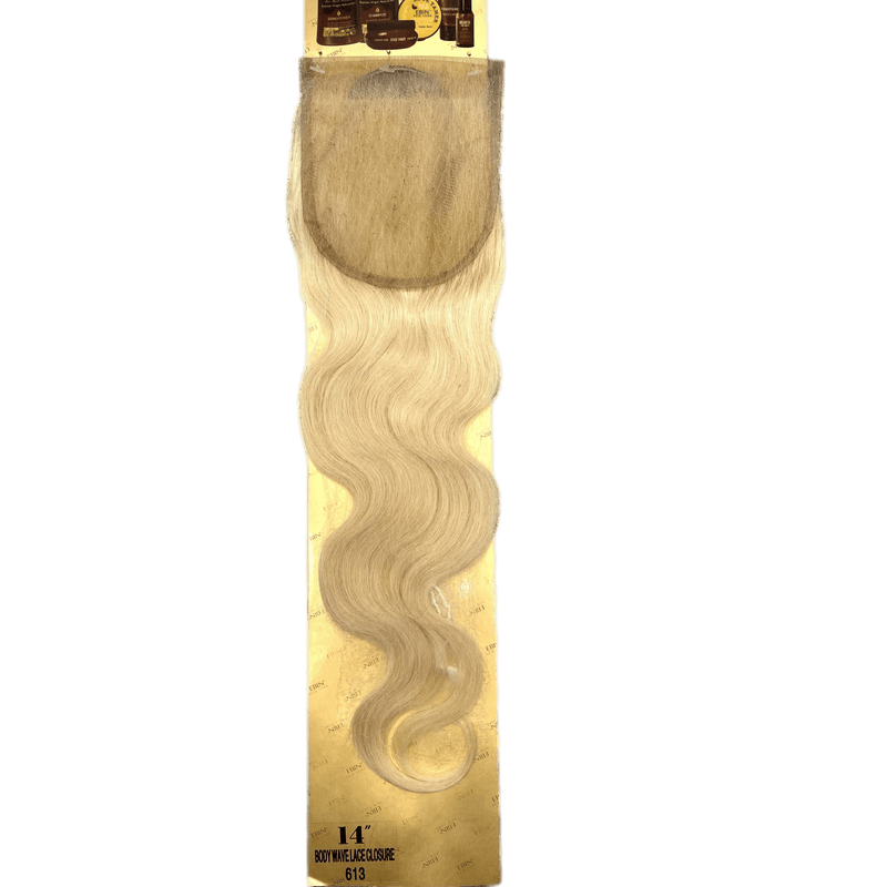 VIP Extensions Ebin New York 4X4 CLOSURE BODY WAVE 14''(613) Hair Extension