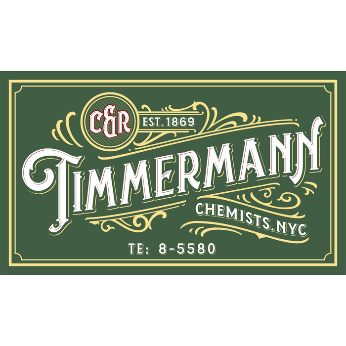 Wholly Kaw Timmermann Green Label After Shave Splash Feromone Formulation 4 Fl Oz