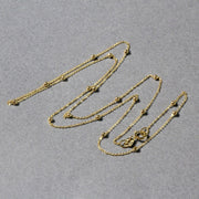 Bids.com Bead Links Saturn Chain in 14k Yellow Gold (3.5mm) Necklaces