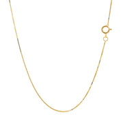Bids.com 14k Yellow Gold Classic Box Chain 0.45mm Necklaces