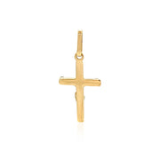 Bids.com 14k Two Tone Gold Crucifix Motif Pendant Pendants