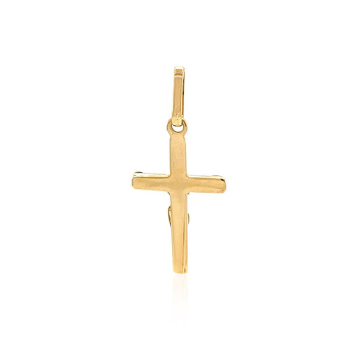 Bids.com 14k Two Tone Gold Crucifix Motif Pendant Pendants