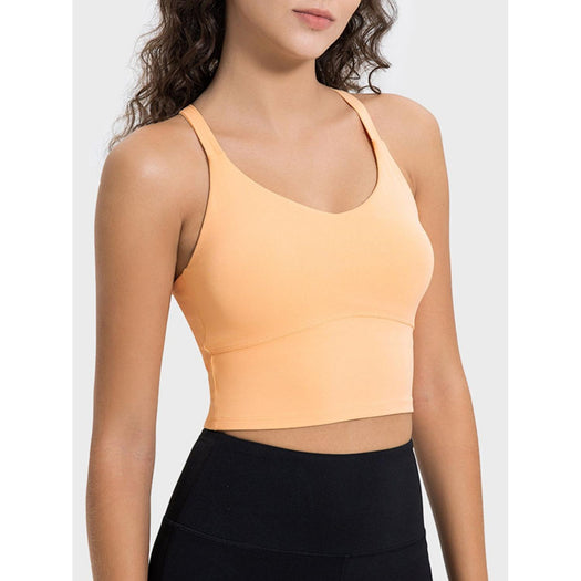 Crisscross Round Neck Active Tank