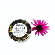 Rooted Earth Farm + Apothecary Cold + Flu Herbal Tea Tin Herbal Teas