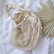 ZeroWasteStore.com Organic Cotton String Bag - Zero Waste Mesh Bag, Plastic Free, Market Tote Shopping Totes