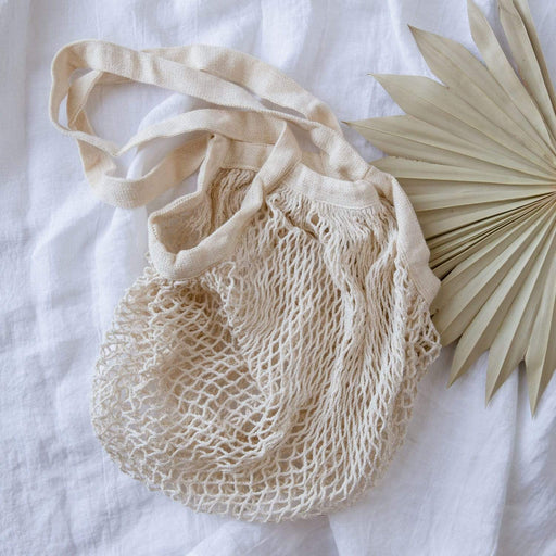 ZeroWasteStore.com Organic Cotton String Bag - Zero Waste Mesh Bag, Plastic Free, Market Tote Shopping Totes
