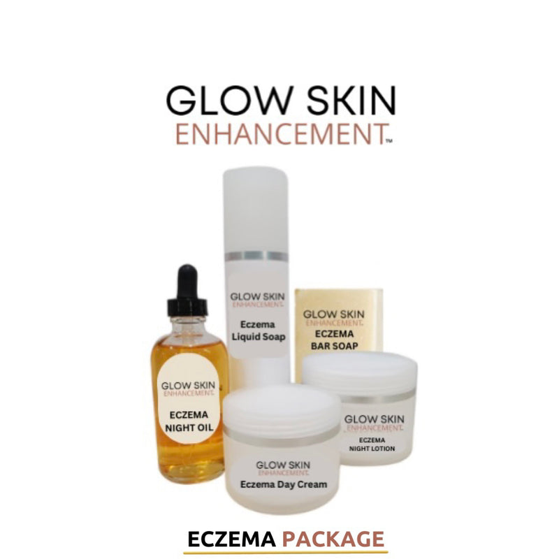 Glow Skin Enhancement ECZEMA RELIEF PACKAGE (Real Results) Eczema Care