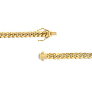 Bids.com Semi-Solid 14K Yellow Gold 6.1mm Classic Miami Cuban Chain Necklace - 22 Inches Necklaces