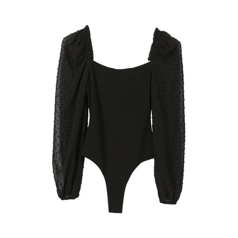 LS Shirring Sleeve Bodysuit