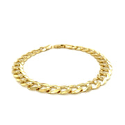Bids.com 8.2mm 10k Yellow Gold Curb Bracelet Bracelets