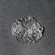 Bids.com 14K White Gold Fine Paperclip Chain (1.5mm) Necklaces