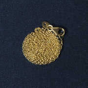 Bids.com 14k Yellow Gold Round Cable Link Chain 1.2mm Necklaces
