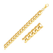 Bids.com 7.8mm 14k Yellow Gold Miami Cuban Semi Solid Bracelet Bracelets