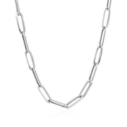 Bids.com 14k White Gold Bold Paperclip Chain (4.2 mm) Necklaces