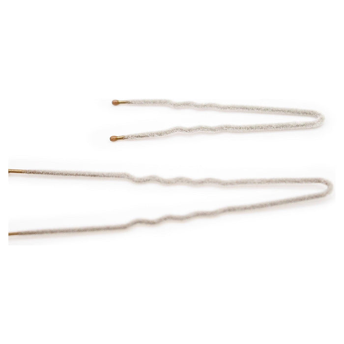 Frenchies Grey Velvet Hairpins