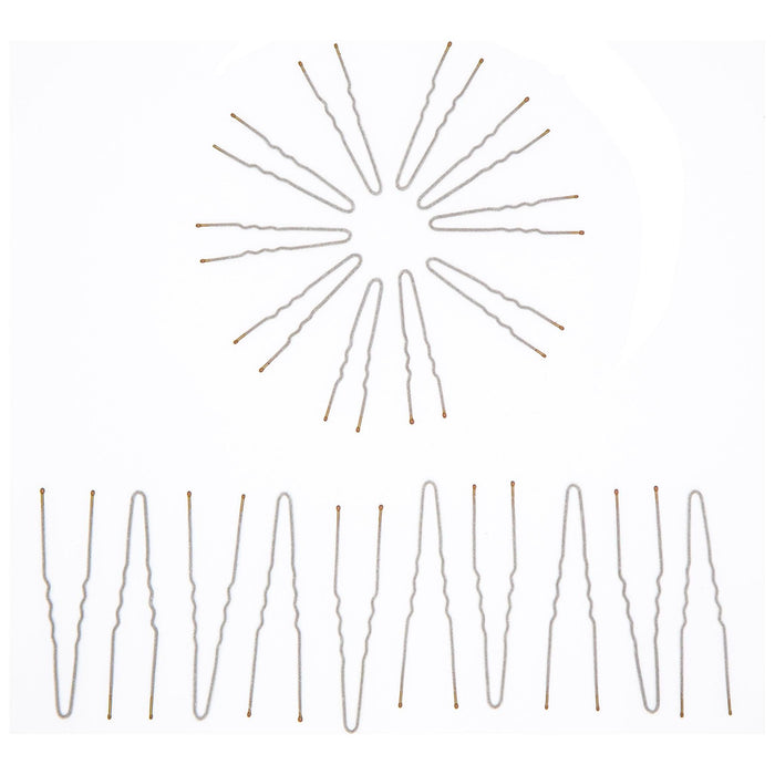 Frenchies Grey Velvet Hairpins