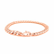 Bids.com 14K Rose Gold Cuban Link Bracelet Bracelets