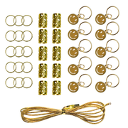 Mill's Beauty Supply Annie Braid Charm Set, Smiley Face - 1 pk Hair Accessories