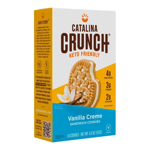 Cozy Farm - Catalina Crunch Vanilla Cookie Sandwiches (Pack Of 6 - 6.8 Oz)