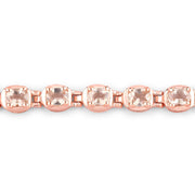 Bids.com 1.35 Carat Genuine Morganite .925 Sterling Silver Bracelet Bracelets