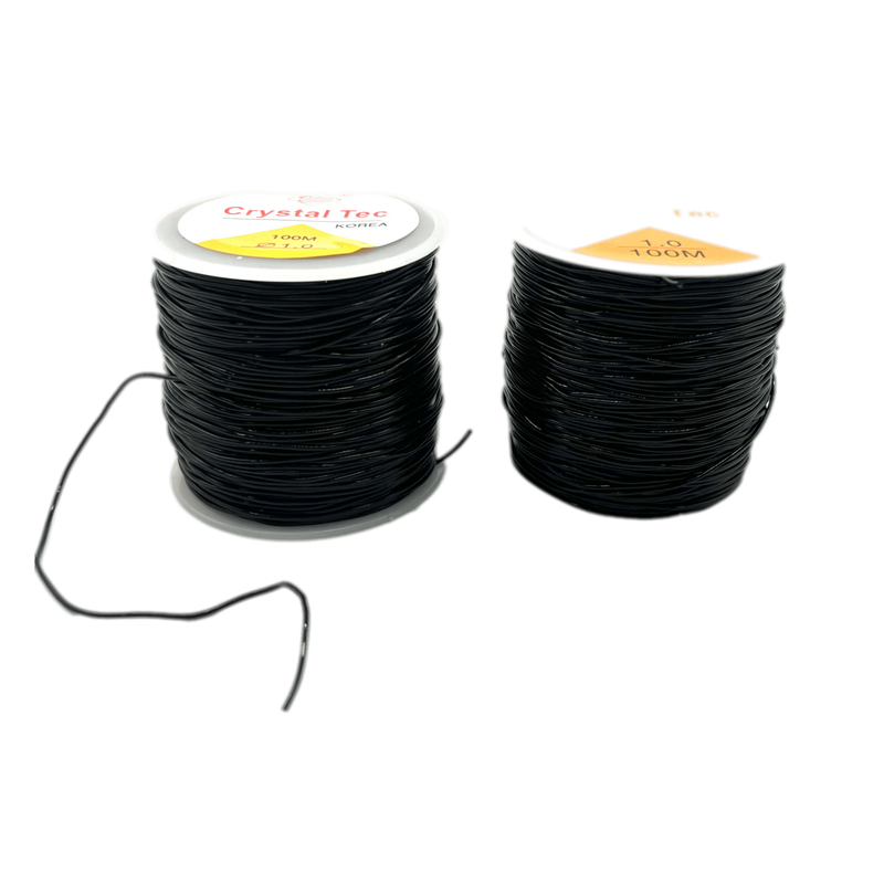 VIP Extensions Elastic Thread Black - 100 meters Hair Extension Accessories