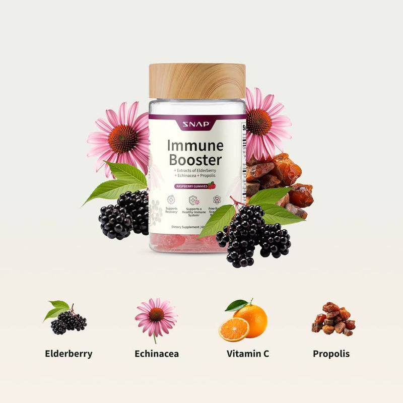 Snap Supplements Elderberry Gummies Immune Booster