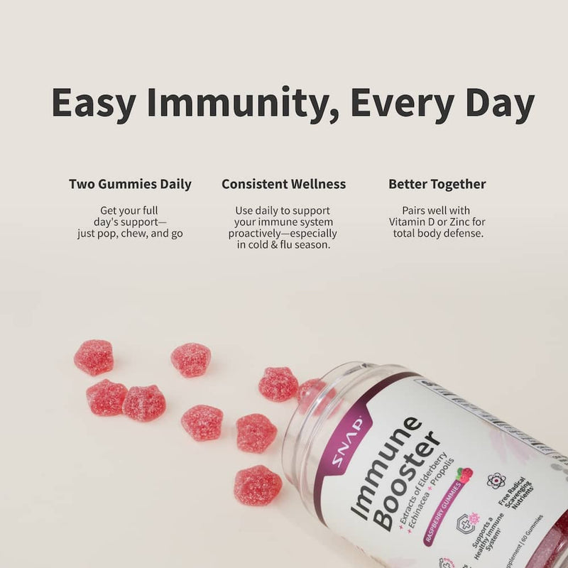 Snap Supplements Elderberry Gummies Immune Booster