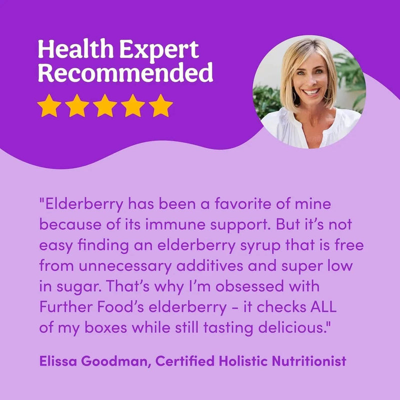 Further Food Elderberry Soothing Syrup Immunity