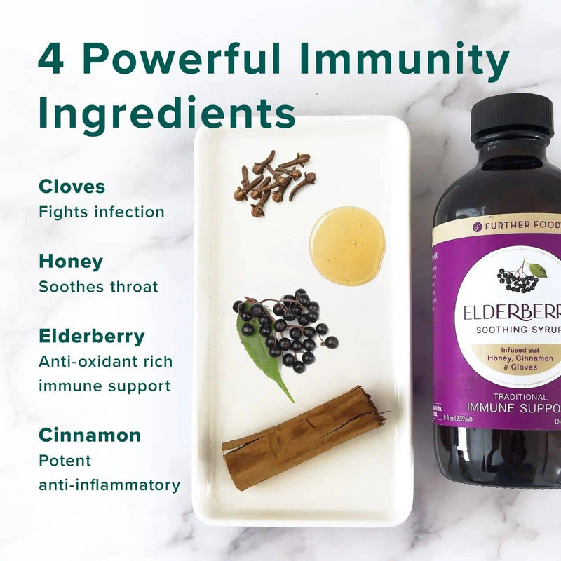 Further Food Elderberry Soothing Syrup Immunity