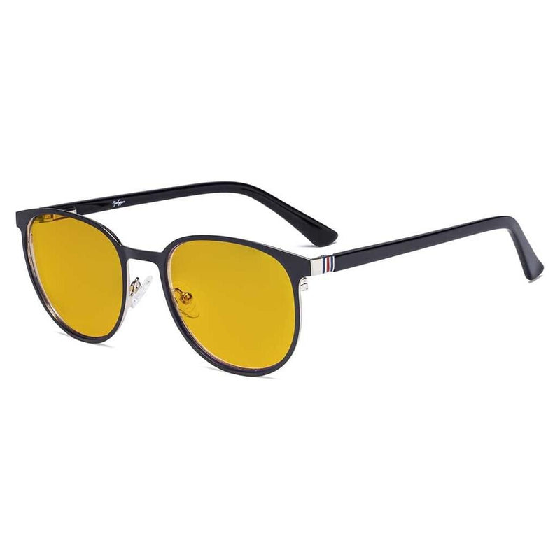 eyekeeper.com Oval Metal Blue Light Blocking Eyeglasses LX19004-BB90 Eyeglasses