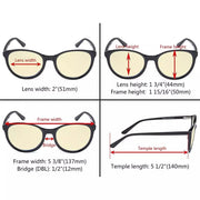 eyekeeper.com Elegant Oval Blue Light Blocking Eyeglassess BC1904-BB60 Eyeglasses